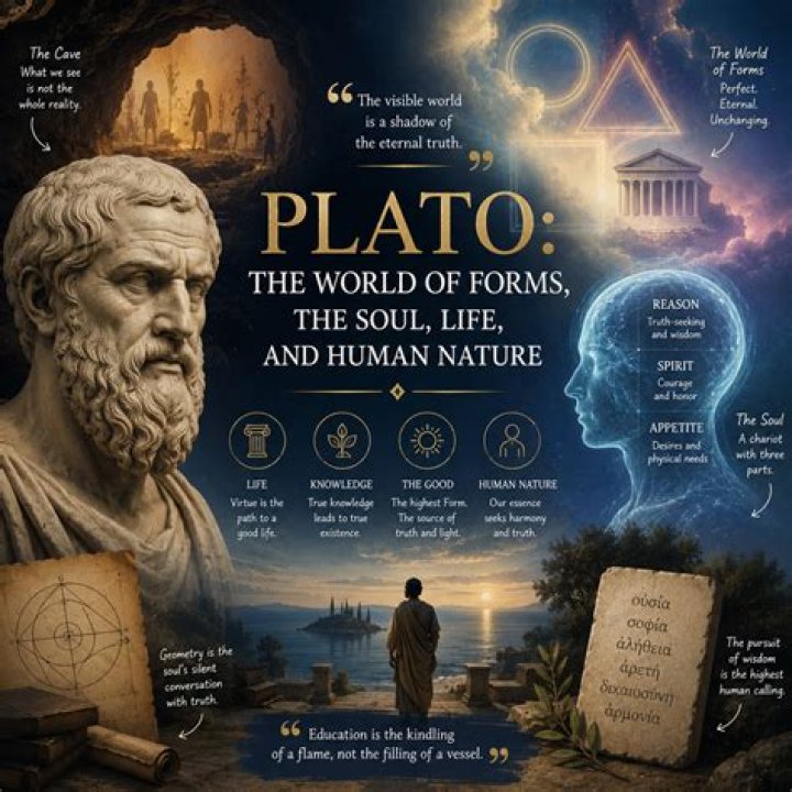 How did Plato describe the human mind
