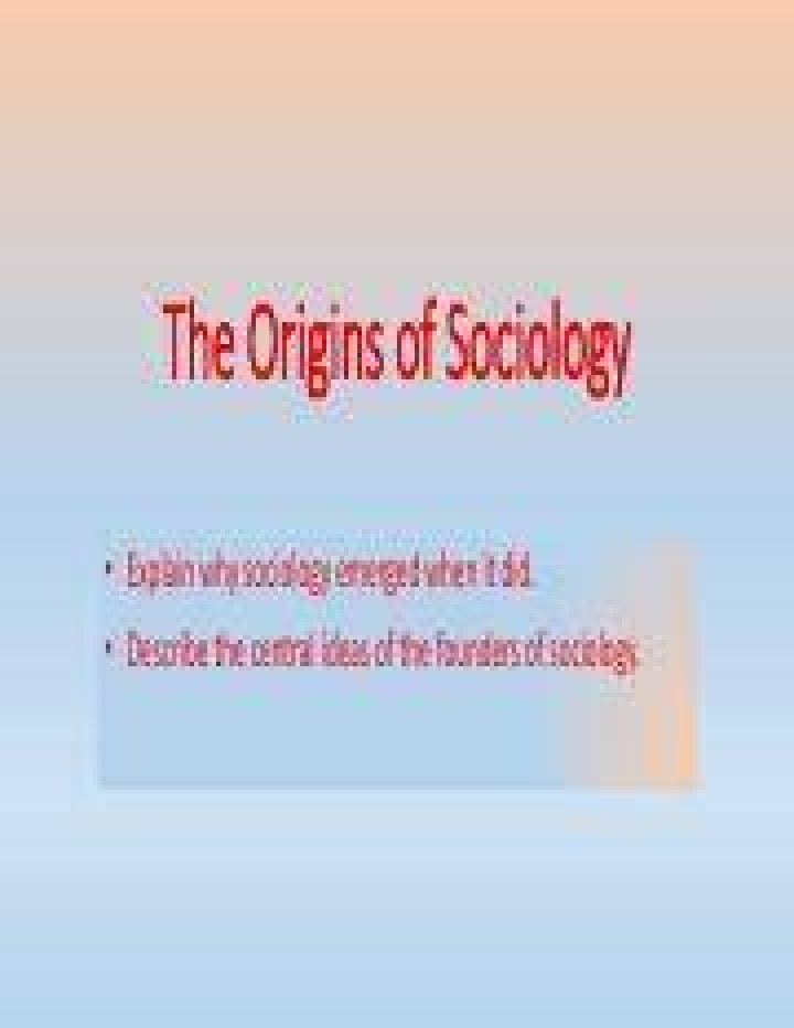 How did sociology develop as a discipline
