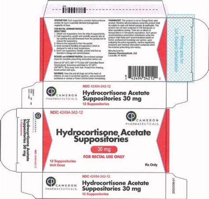 How do hydrocortisone suppositories work