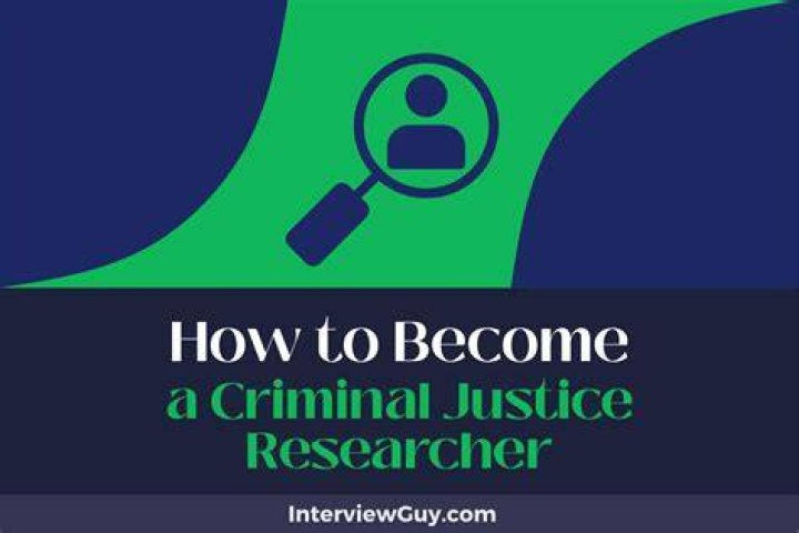 How do I become a criminal researcher