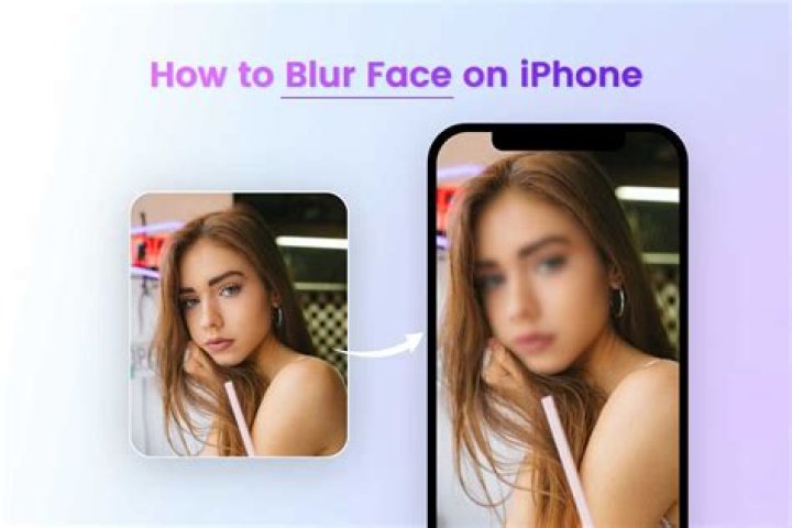 How do I blur a face in a photo
