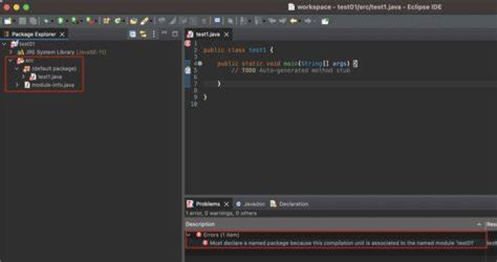 How do I change the default package in eclipse
