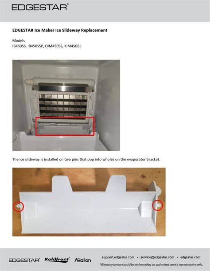 How do I clean my EdgeStar ice maker