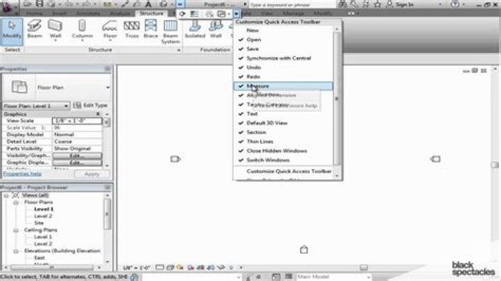 How do I create a Quick Access Toolbar in Revit