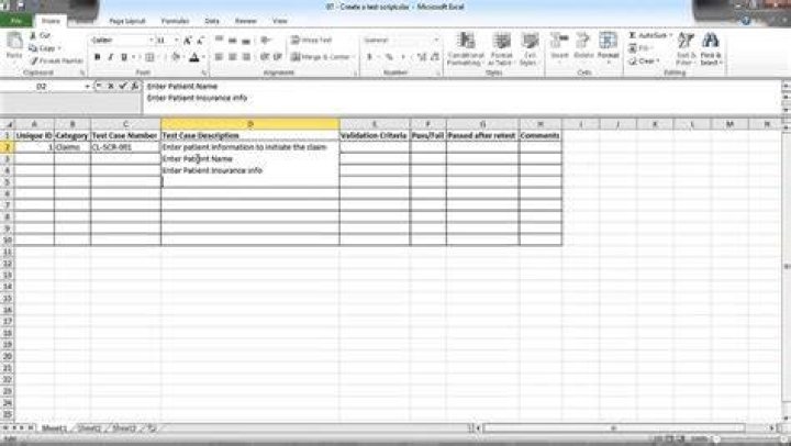 How do I create a test script