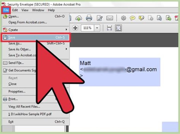 How do I encrypt a document in Adobe Acrobat