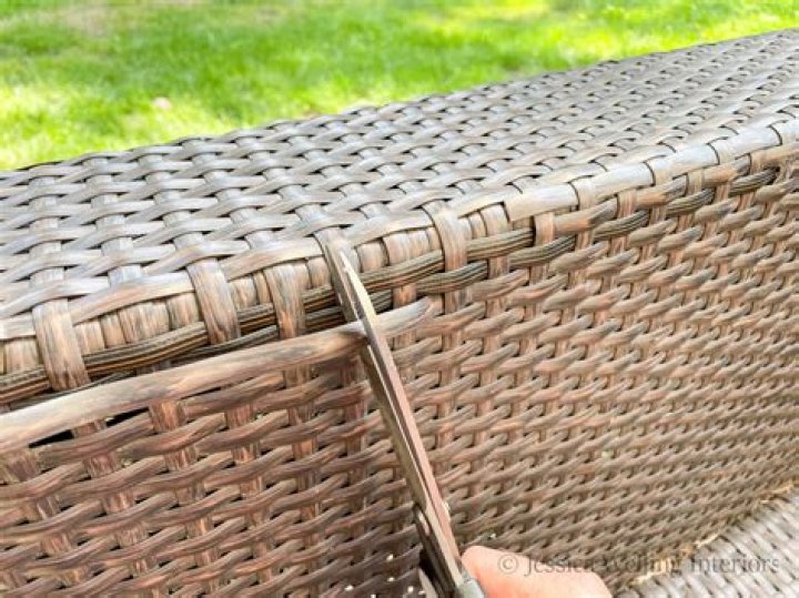 How do I fix my synthetic wicker