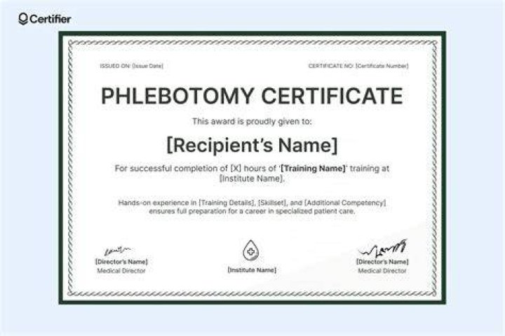 How do I get a phlebotomy certification