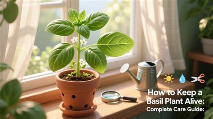 How do I keep a basil plant alive