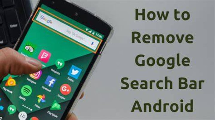 How do I put the search bar on my Android