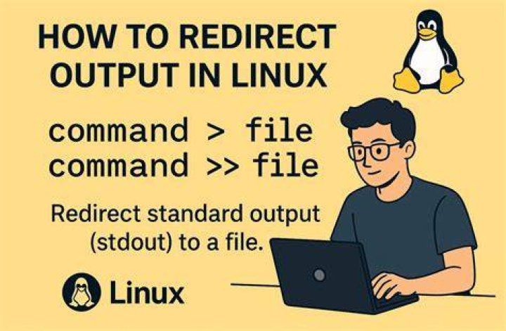 How do I redirect in Linux