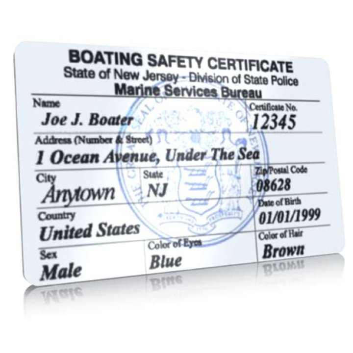 How do I replace my boating license in NJ