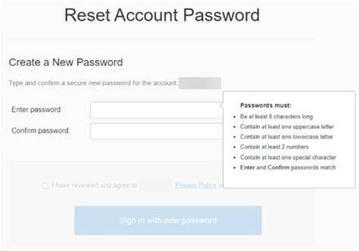 How do I reset my gap password