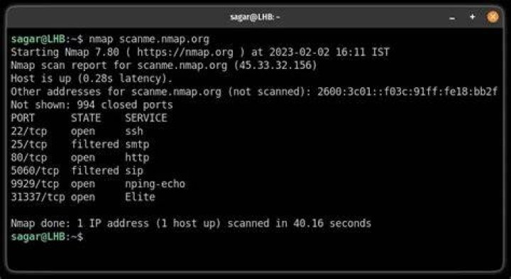 How do I scan open ports in nmap
