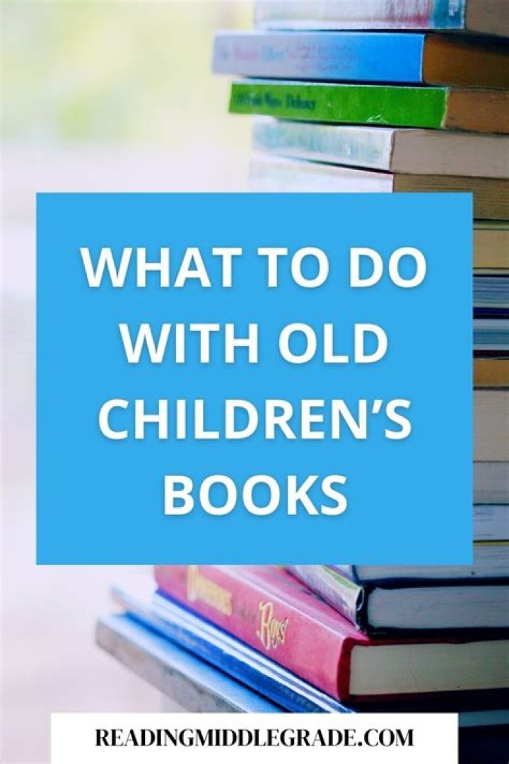 How do I sell my old childrens books