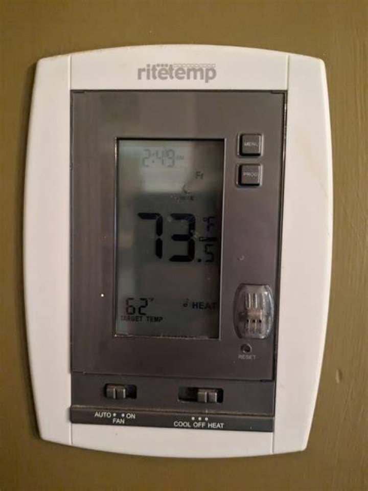 How do I turn on my Ritetemp thermostat