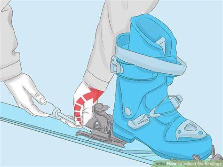How do you adjust back ski bindings