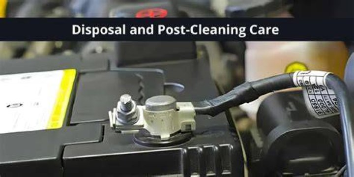How do you clean a battery post
