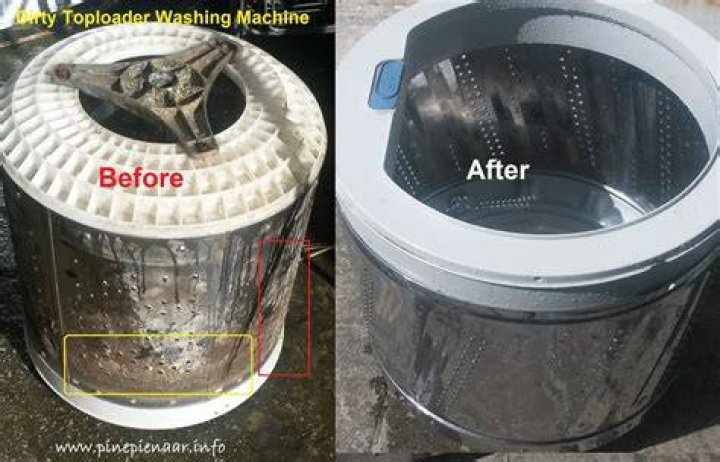 How do you clean a dirty washing machine drum