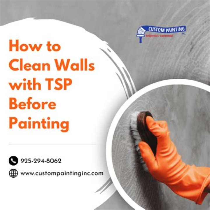 How do you clean a TSP before painting