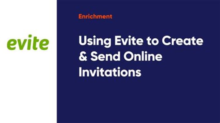 How do you create an Evite invitation