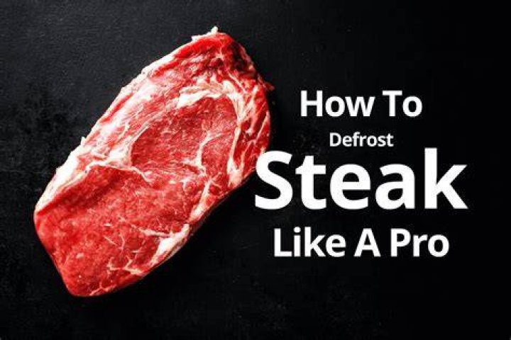How do you defrost Omaha Steaks quickly