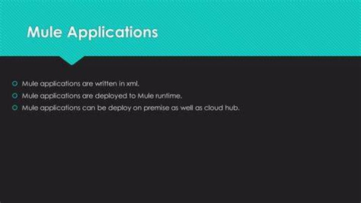 How do you deploy a mule application on a server