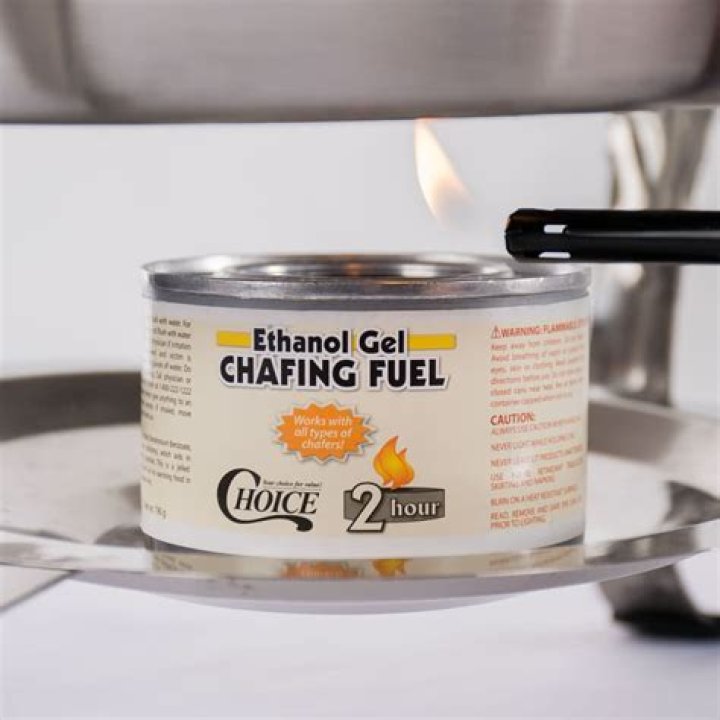 How do you dispose of chafing fuel