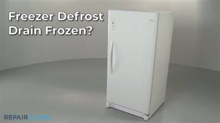 How do you drain a Kenmore deep freezer