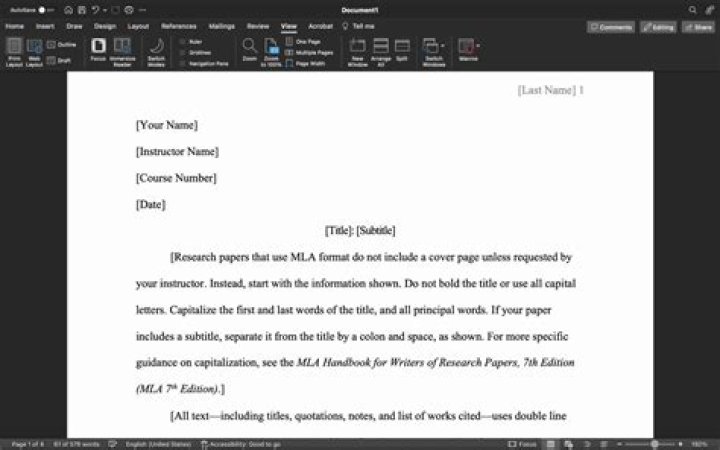 How do you format pages in Word