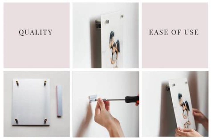 How do you hang acrylic sheets