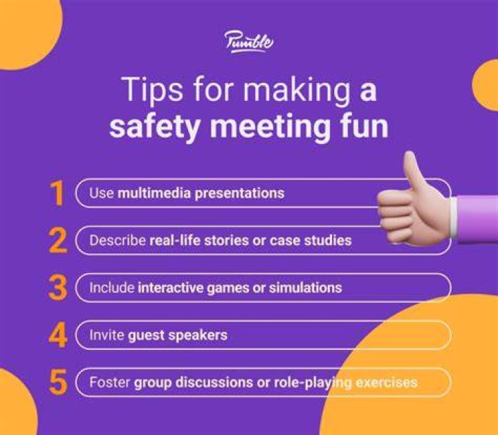 How do you make a safety committee meeting fun