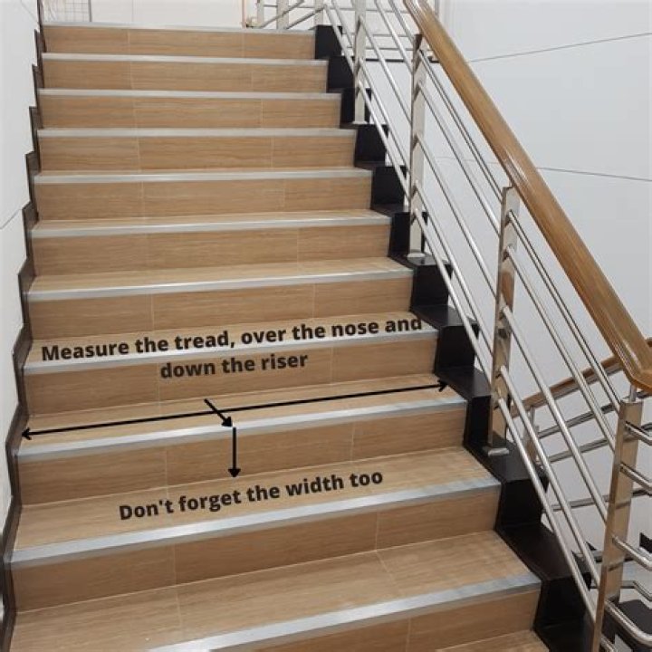 How do you measure a floor for stairs