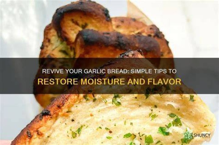 How do you moisten dry bread