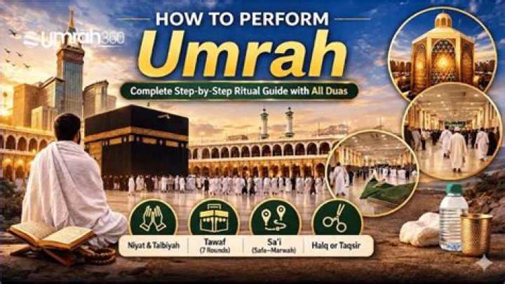 How do you perform Umrah with all DUAS