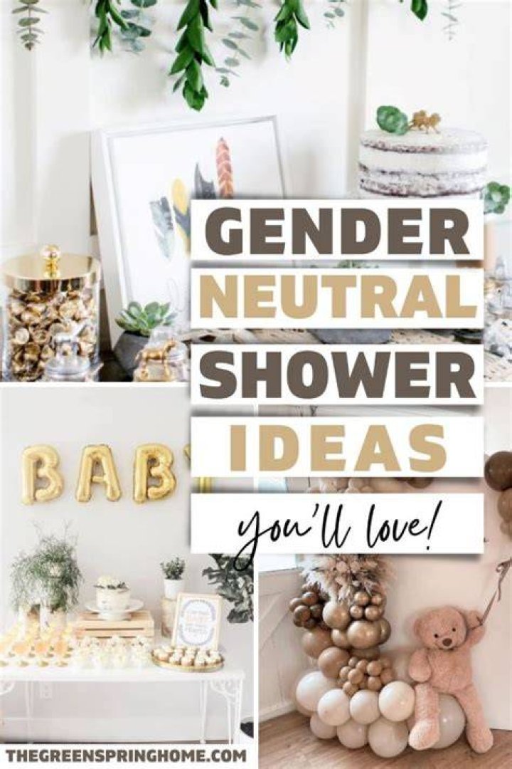 How do you plan a gender neutral baby shower