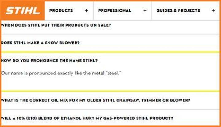 How do you pronounce Stihl