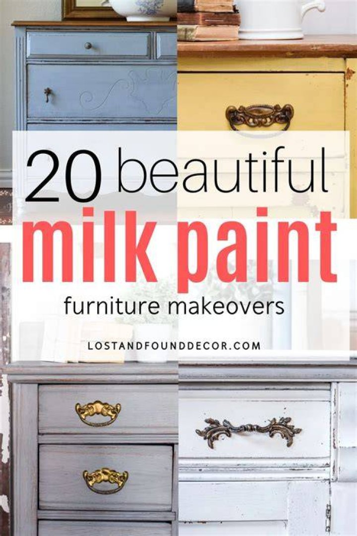How do you remove old milk paint from furniture