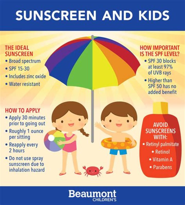 How do you remove sunscreen from kids