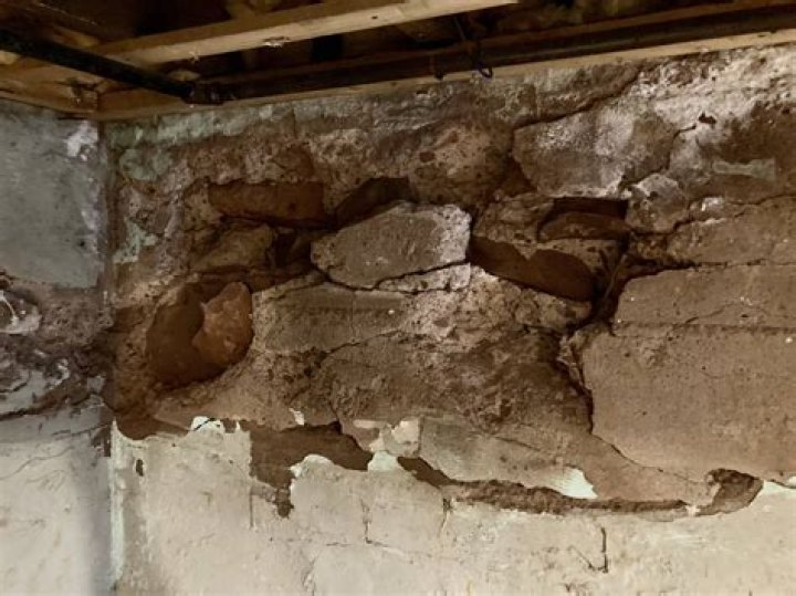 How do you repair a crumbling concrete wall