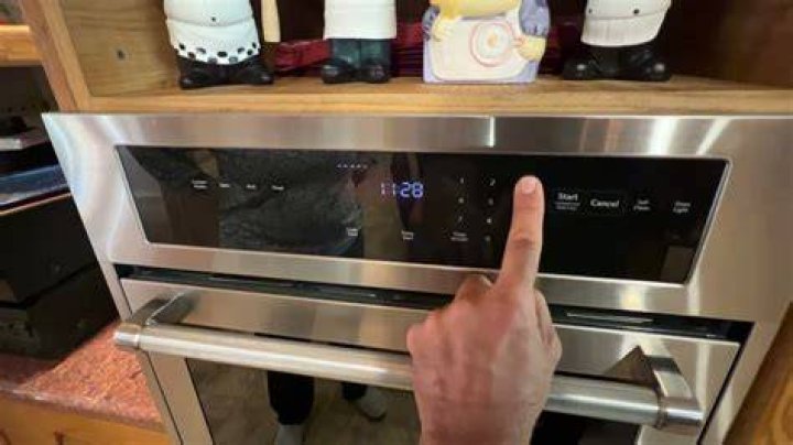 How do you reset a KitchenAid double oven