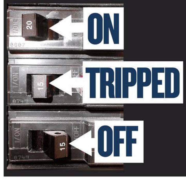 How do you reset a tripped breaker