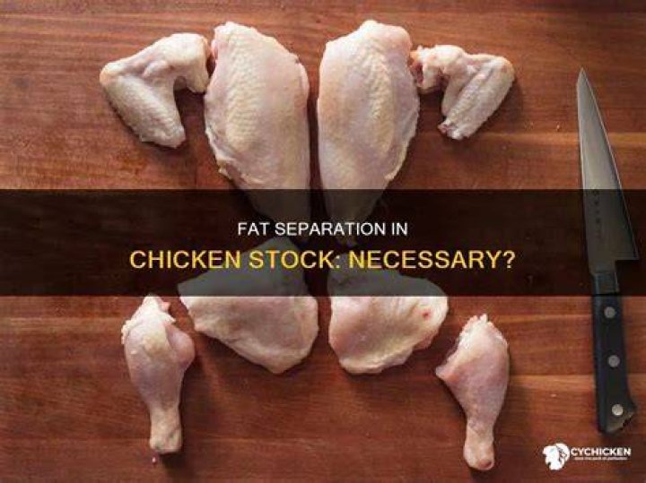 How do you separate fat from stock
