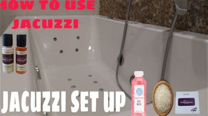 How do you set up a Jacuzzi