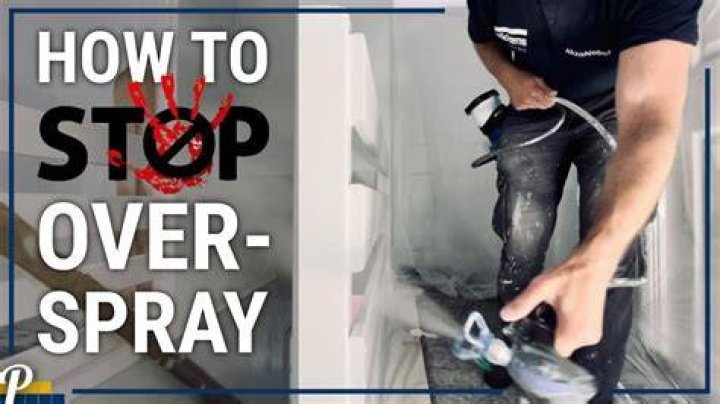 How do you stop overspray when airbrushing