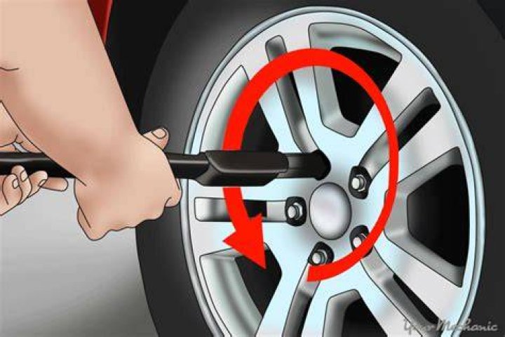 How do you take a lug nut off a tire