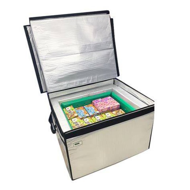 How do you transport ice cream in a cooler