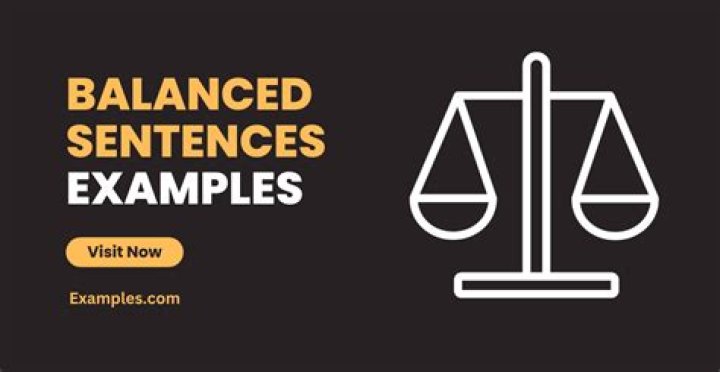 How do you write a balanced sentence