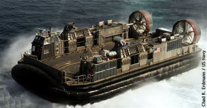 How does a hovercraft work on land