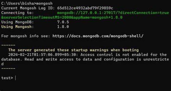 How does MongoDB connect to Windows